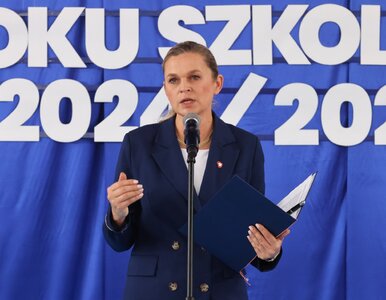 Miniatura: Szefowa MEN zabrała głos ws. rekonstrukcji...