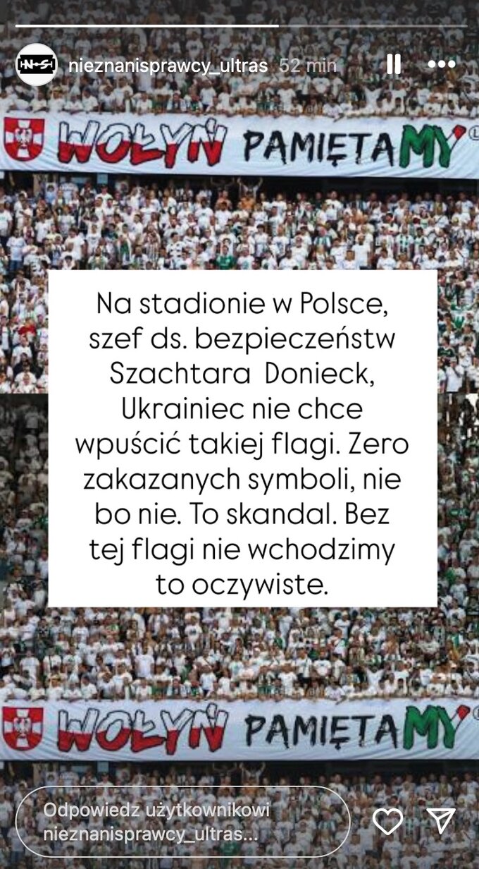 Przekaz kibic&oacute;w Legii