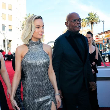 Brie Larson i Samuel L. Jackson 