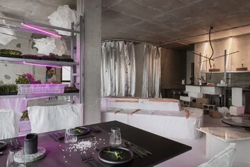 Venue 54 pop up Restaurant, Ryga. Projekt: Open AD 