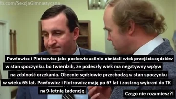 Mem komentujący przepisy dot. nominacji do TK 