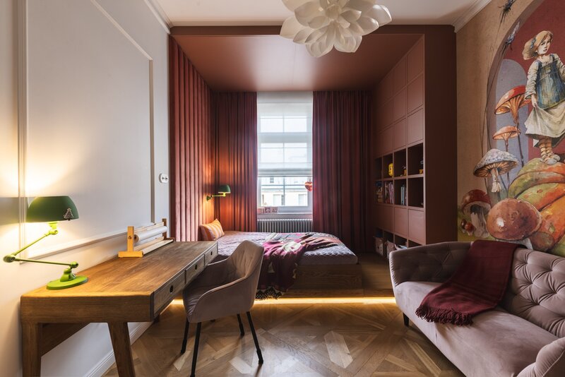 100-metrowy apartament w&nbsp;kamienicy w&nbsp;Gdyni, projekt: masz.design