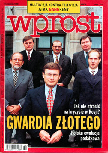 Okładka tygodnika Wprost nr 36/1998 (823)