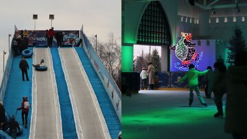 Lodowisko i&nbsp;Snowtubing