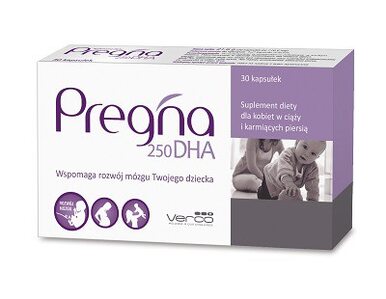 Miniatura: Bezpieczne źródło DHA dla mam  Pregna250 DHA
