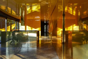 Leśny azyl miłośników sztuki, projekt Studio Jean Verville architectes v2com, 1010-16, Studio Jean Verville