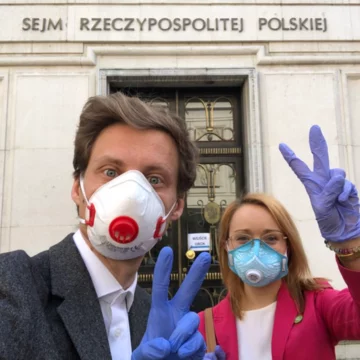 Franciszek Sterczewski i Małgorzata Tracz 