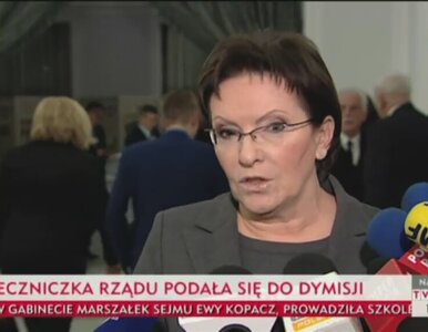 Miniatura: Kopacz o dymisjach: Nie wiedziałam o...