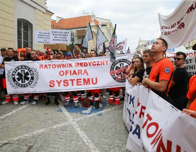 Miniatura: MZ odpowiada na protest ratowników...