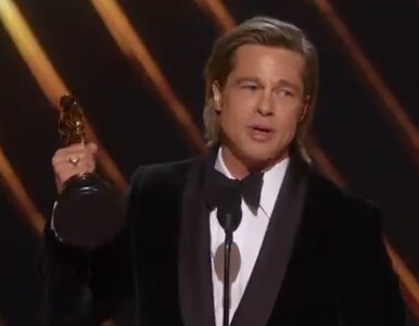 Brad Pitt nagrodzony Oscarem za rolę Cliffa Bootha. Co powiedział...