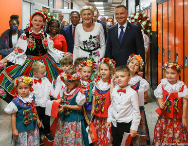 Miniatura: Para prezydencka spotkała się z Polonią....