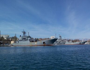 Miniatura: Drony zaatakowały port w Sewastopolu....