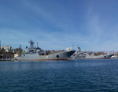 Miniatura: Drony zaatakowały port w Sewastopolu....