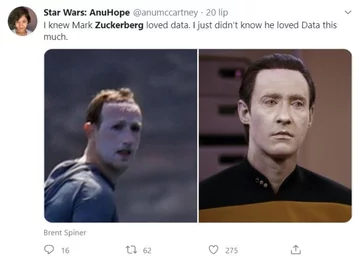 Mark Zuckerberg jako surfer i mem 