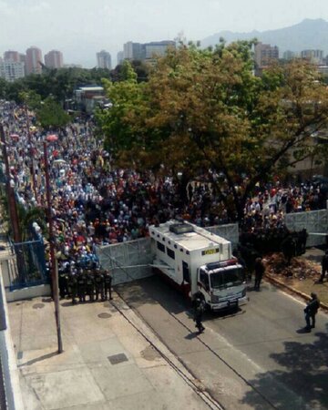 Protesty w&nbsp;Wenezueli