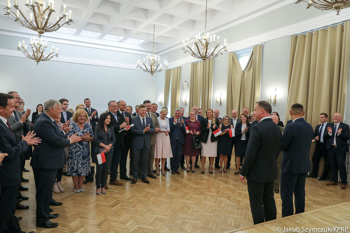 Spotkanie Andrzeja Dudy z mieszkańcami Białobrzegów 