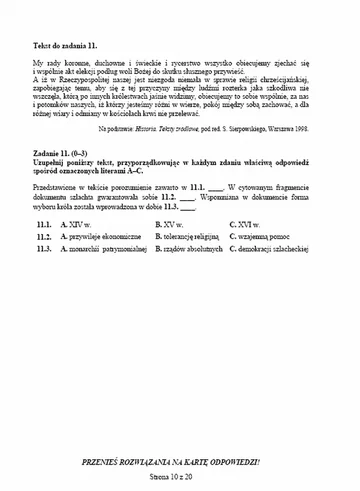 Egzamin gimnazjalny 2013. Część humanistyczna (fot.CKE)