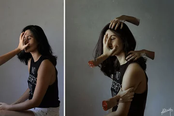 Oryginalne zdjęcie i jego przeróbka 