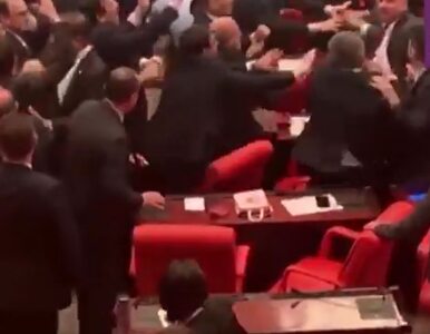 Miniatura: Bijatyka w tureckim parlamencie. Punktem...