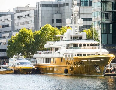 Miniatura: Złoty jacht o wartości 78 mln złotych jest...