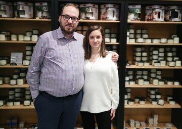 Mateusz Dudek i&nbsp;Ewelina Leszko, tw&oacute;rcy marki Domkove