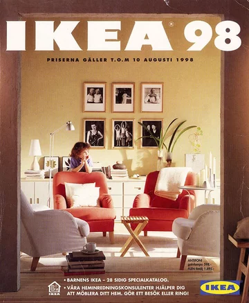 Okładka katalogu IKEA z 1998 roku 