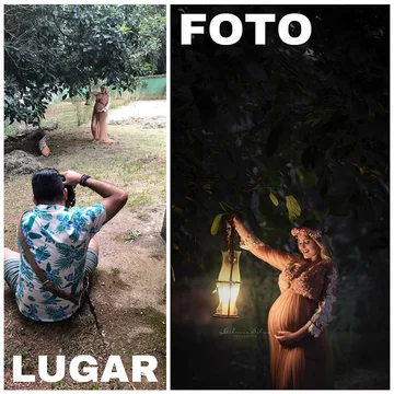 Plan zdjęciowy i efekt pracy fotografa 