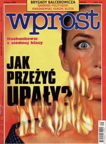 Okładka tygodnika Wprost nr 29/1999 (868)