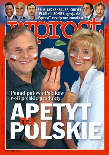 Okładka tygodnika Wprost nr 22/2002 (1018)