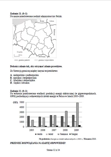 Egzamin gimnazjalny 2013. Część przyrodnicza (fot.CKE)