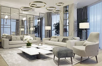 Elegancki apartament w Monachium, proj. MIKOŁAJSKA Studio 