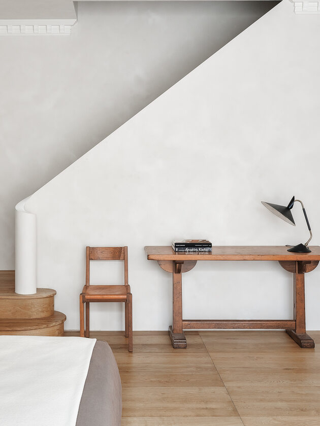 Przytulne mieszkanie w stylu naturalnego minimalizmu, projekt ECRU Studio Dinesen, ecru, minimalizm