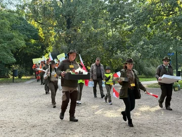 Protest myśliwych w Warszawie 