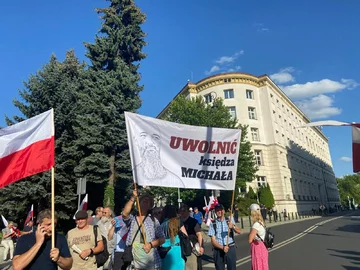 Protest w Warszawie 