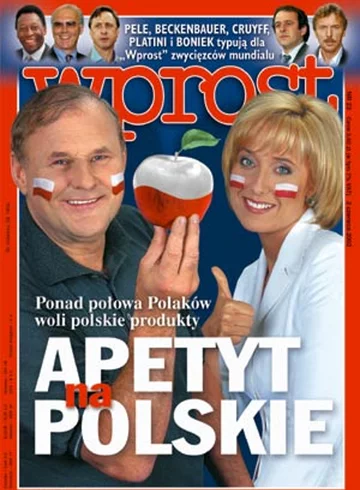 Okładka tygodnika Wprost nr 22/2002 (1018)