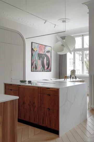 Secesyjne mieszkanie w Sopocie, projekt Doroty Terleckiej i pracowni Biuro Kreacja 