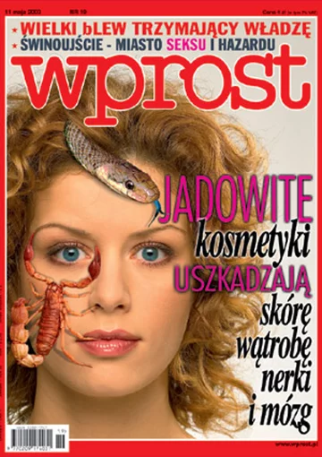 Okładka tygodnika Wprost nr 19/2003 (1067)