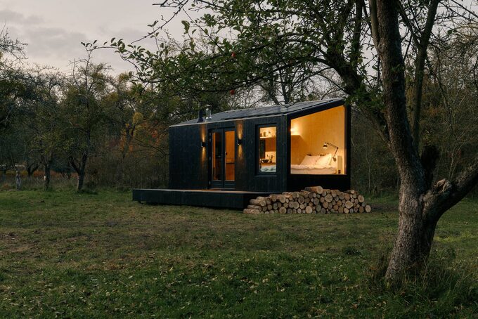 Cabin Raus, drewniane domki modułowe, idealne rozwiązanie na długi weekend lub wakacje