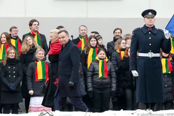 Andrzej Duda na uroczystościach 100. rocznicy odbudowy Państwa Litewskiego 