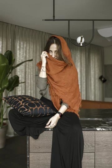 Ciepłe wnętrze zaprojektowane przez Poco Design 