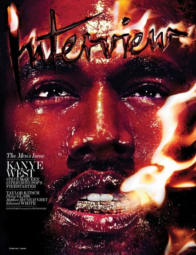 Kanye West na okładce magazynu "Interview" 
