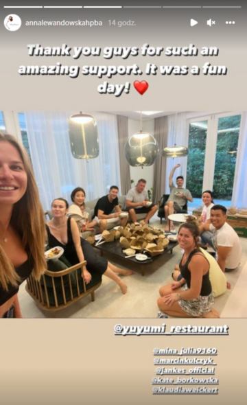 Anna i&nbsp;Robert Lewandowscy w&nbsp;towarzystwie przyjaci&oacute;ł