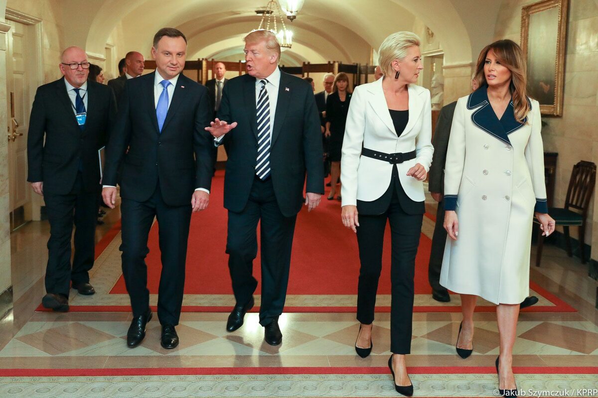 Wizyta prezydenta Andrzeja Dudy i Agaty Kornhauser-Dudy w Białym Domu 
