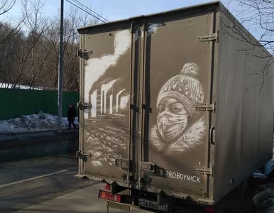 Miniatura: Co może powstać na brudnym samochodzie?...