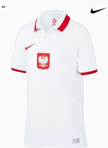 Koszulka nike polska breathe stadium domowa junior. cena 279,99 zł 