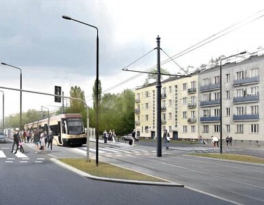 Miniatura: Nowa trasa tramwajowa w Warszawie