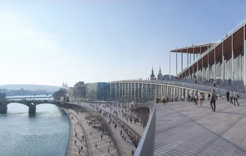 Projekt filharmonii w Pradze – Bjarke Ingels Group Linka, filharmonia, praga