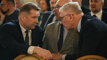 Przemysław Czarnek i Sławomir Cenckiewicz 