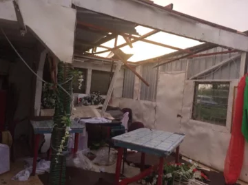 Zniszczenia po cyklonie Gita 