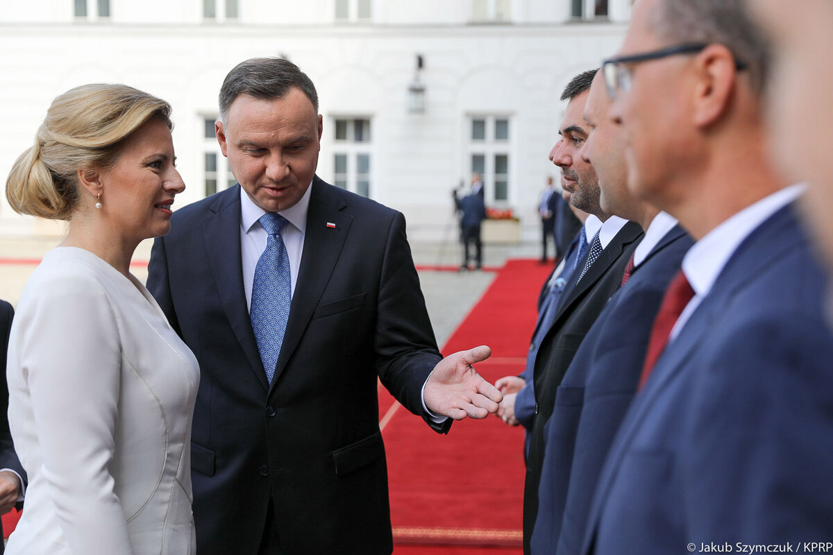 Andrzej Duda i Zuzana Čaputova 